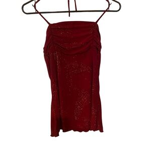 Suzy Shier Red halter top